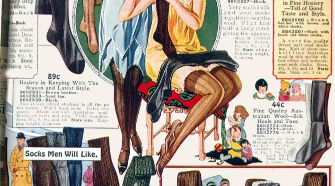 Great 20s and 30s Stockings in Catalogs- or debunking some common stocking myths