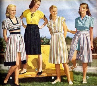 Colorful, Practical Playwear- 1946 – Wearing History® Blog