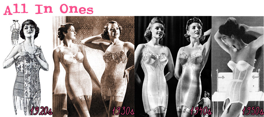 Under-Structure- Changes in Silhouette from the 1920s to the 1950s –  Wearing History® Blog