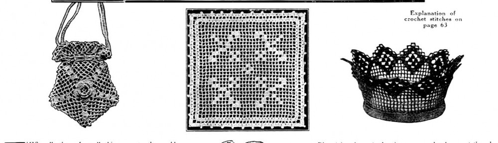 1919 Gift Ideas: Many Little Things May Be Crocheted