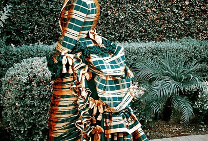 Finished Project: The 1870s Green Plaid Bustle Dress