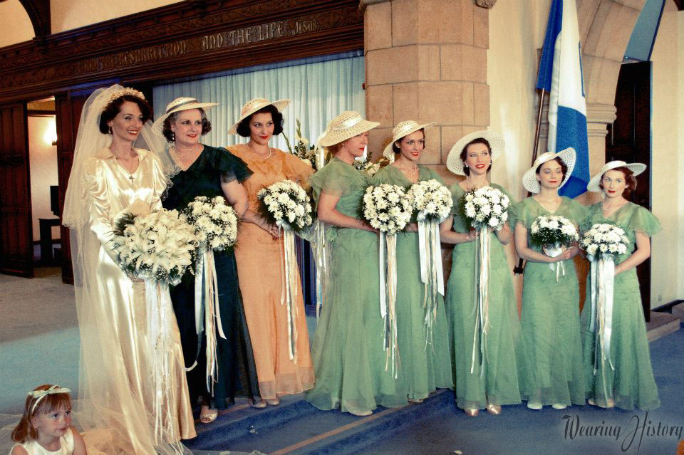 A Fashionable 1930s Wedding Wearing History Blog