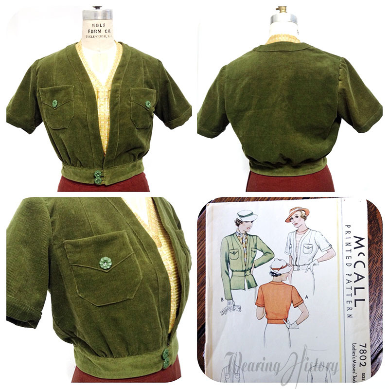 Finished Project: 1934 Sports Jacket
