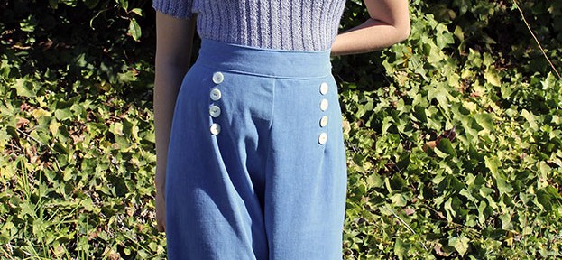 Finished Project:  Knit for Victory Sweater & Sailor Trousers