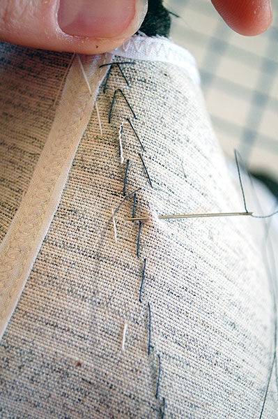 Tailoring How-To: The Pad Stitch & Prepping Collar Pieces – Wearing ...