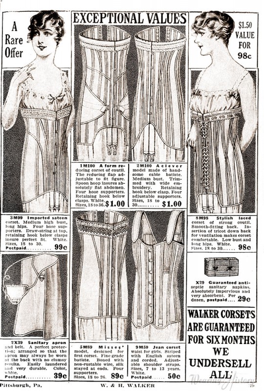 Corsets: 1916 – Wearing History® Blog