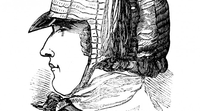 Free Victorian Knitting Patterns:  1854 Men’s Traveling Cap + Knitted Flowers