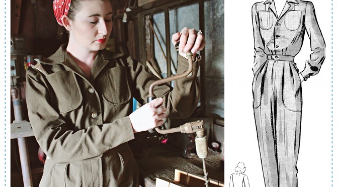 New Pattern Day! WWII Air Raid Suit or Coverall Pattern