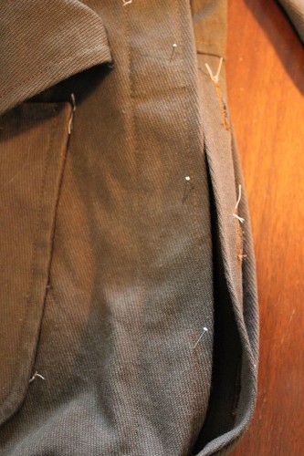 Air Raid Suit Sewing: Side Buttons and Buttonholes – Wearing History® Blog