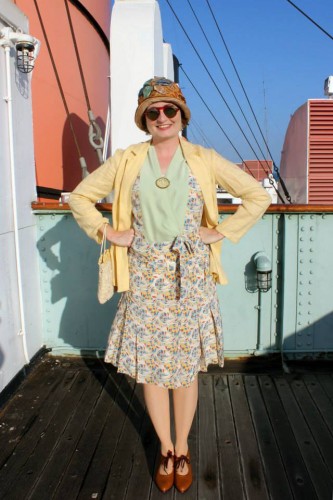 Wearing History- 1920's Cruise Dress