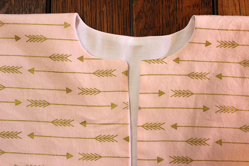 Tutorial-  Bagging Out a Lining of the Baby Jacket