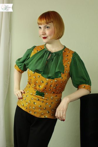 New Pattern! The 1930’s Nanette Blouse – Wearing History® Blog