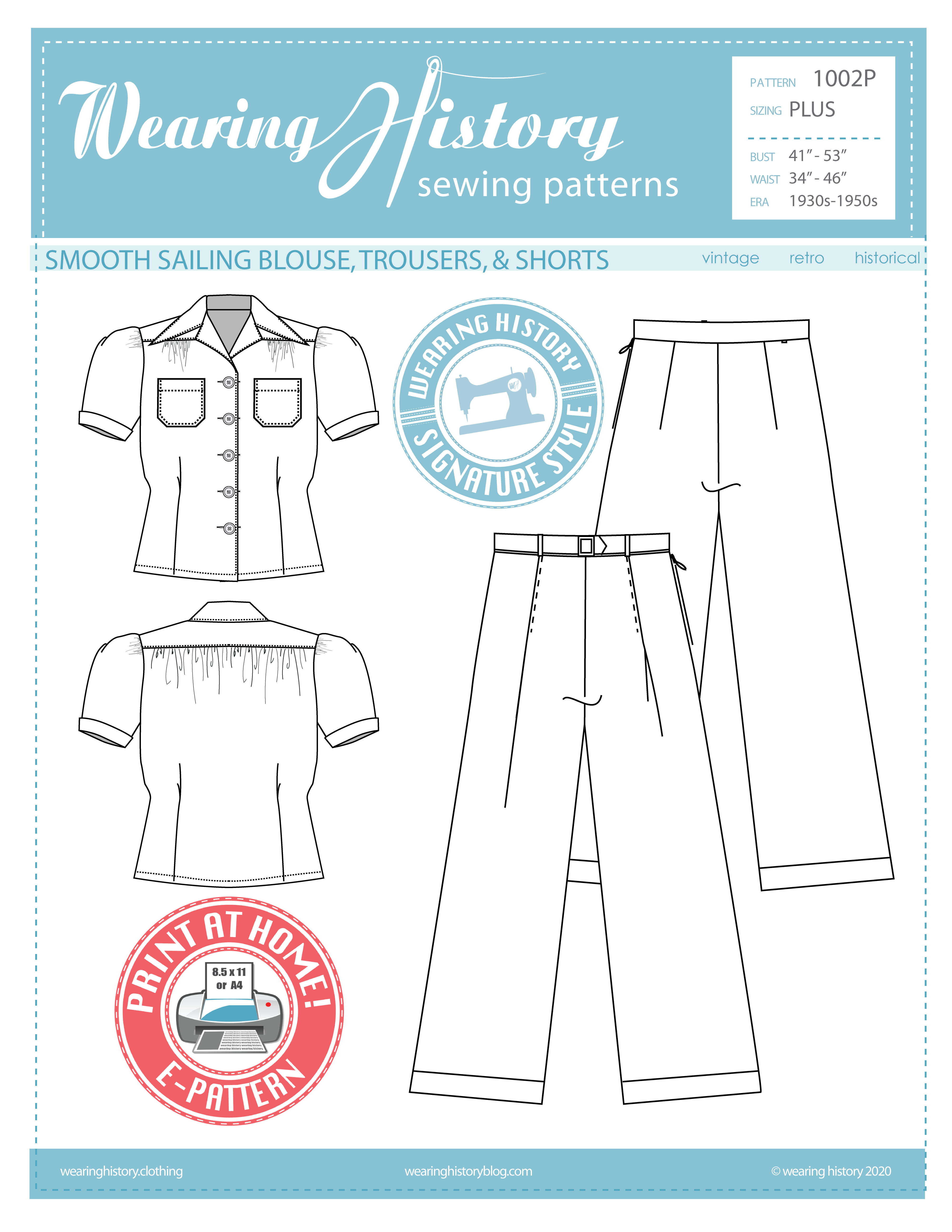 Smooth Sailing Pattern in Extended Plus Size!
