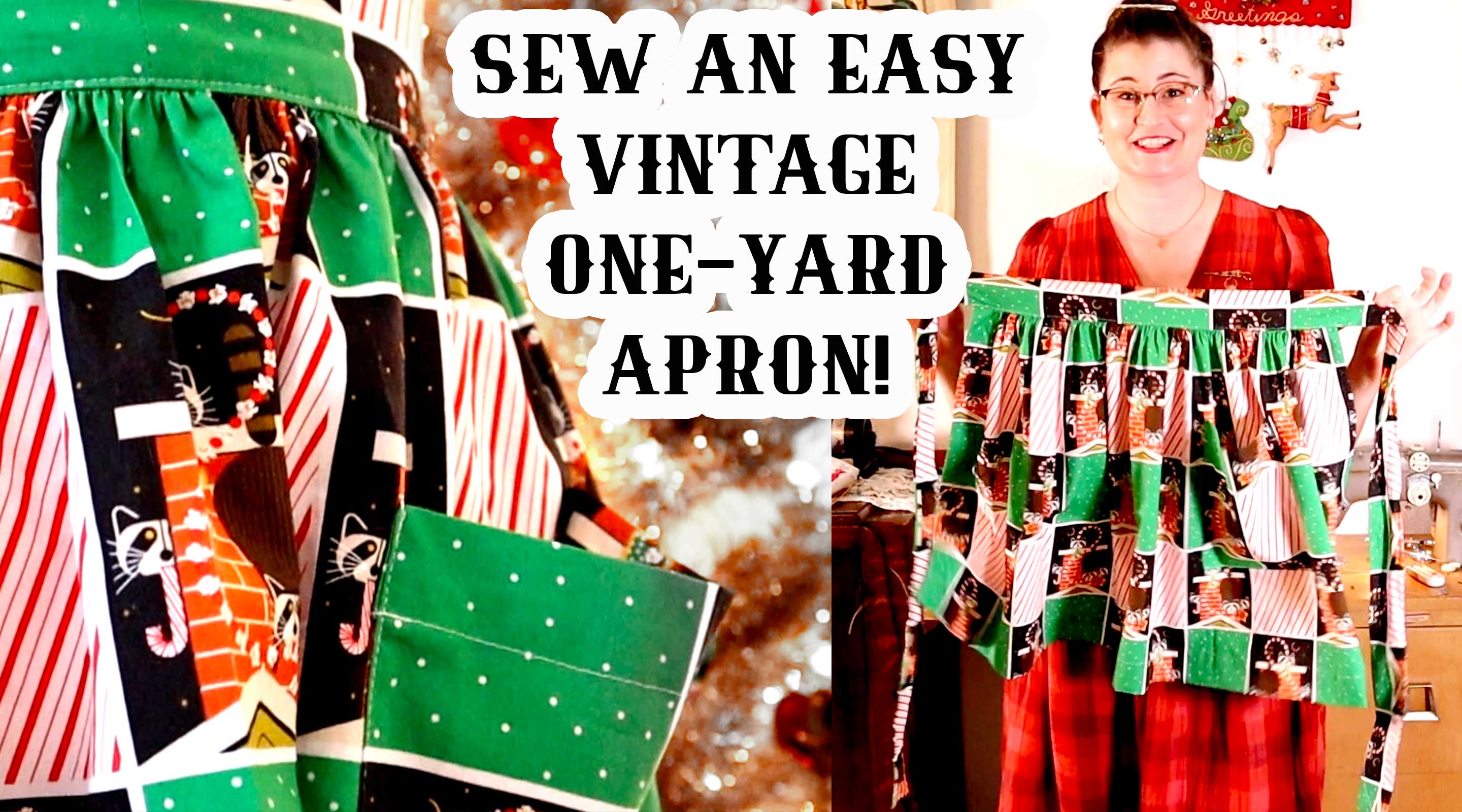 SEw an EASY and FREE One-Yard Apron!