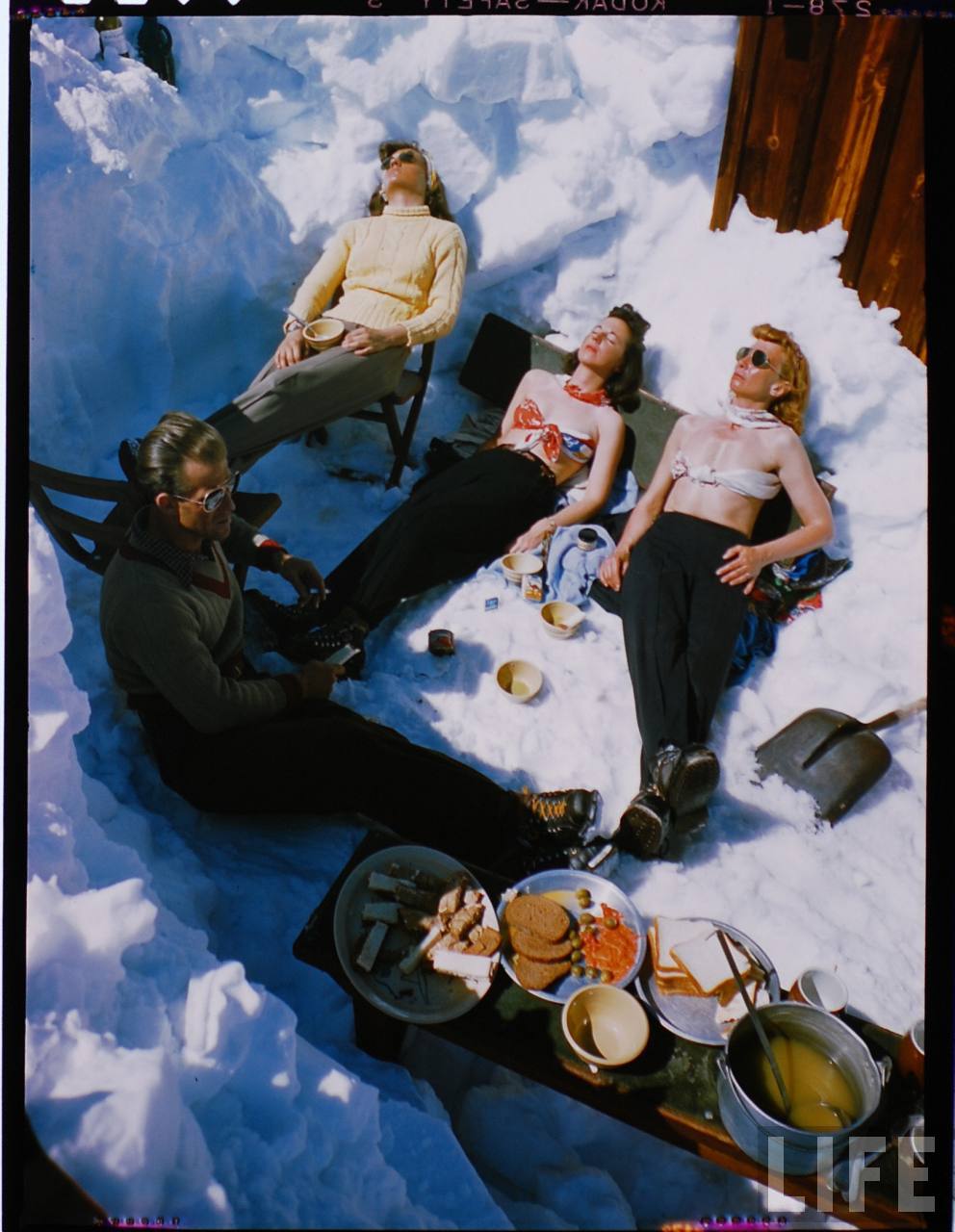 This is Not AI.  Sun Valley, 1946