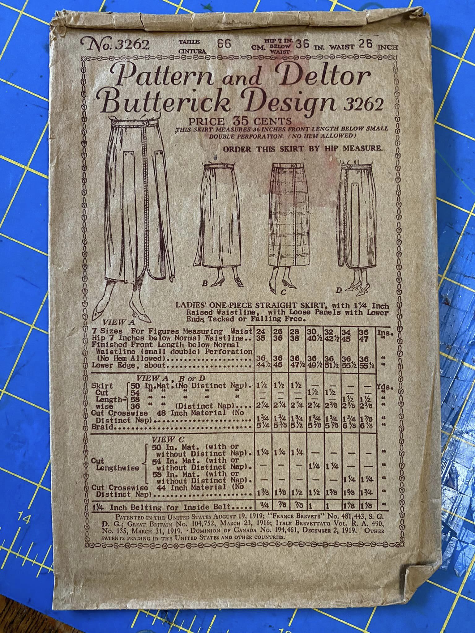 A 1920s Linen Skirt