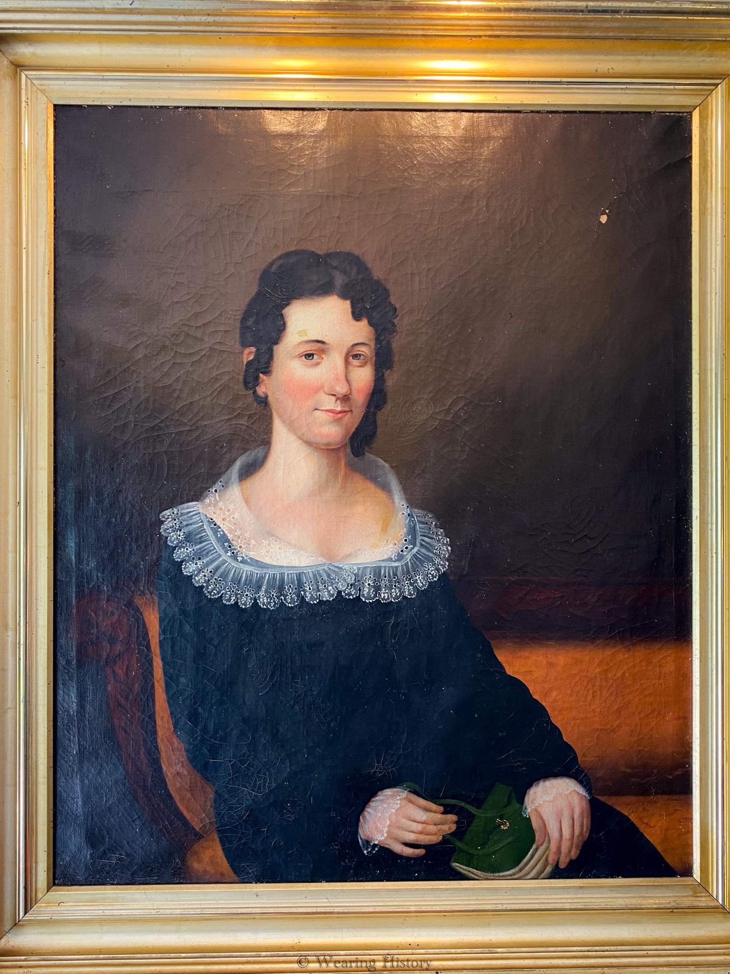 An Early Republic (Regency) Era Portrait, a Cap, and Volcanoes