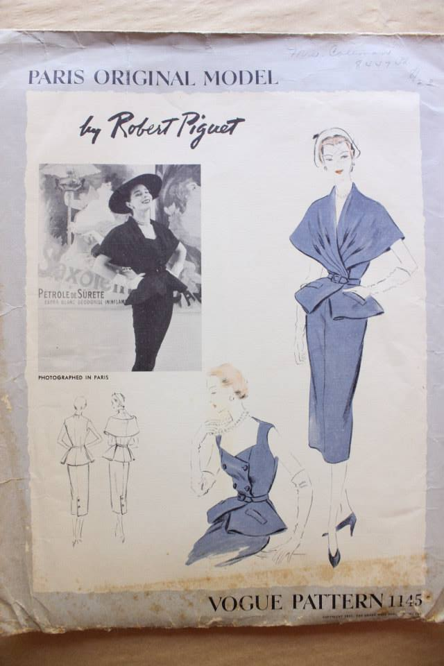 1955- “Pattern Companies Include Designs by Big Names in ‘Haute Couture'”